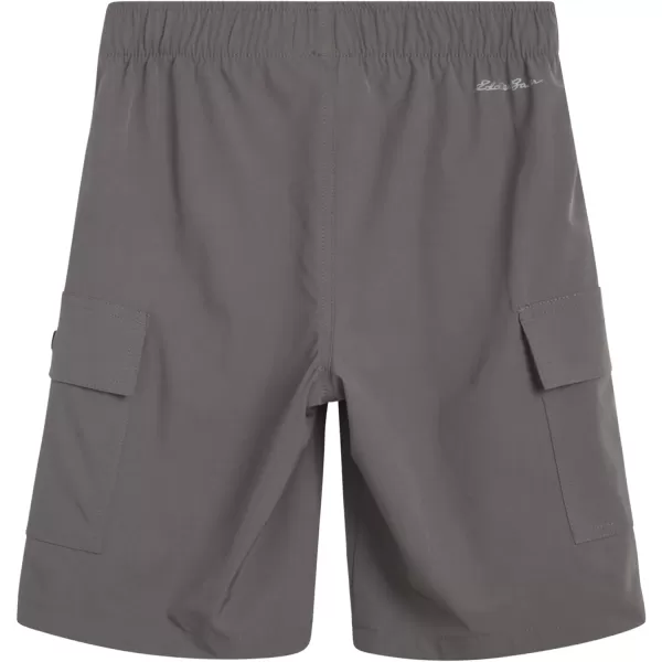 Eddie Bauer Boys Shorts  Stretch Fit Pull On Cargo Tech Shorts for Boys 420Granite Gray