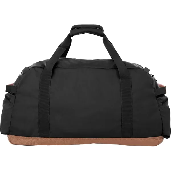 Eddie Bauer Bygone 45L Midsize Duffel Made from Rugged PolyesterNylon with UShaped Main Compartment Black One SizeBlack