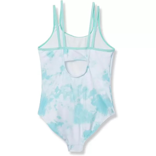 Eddie Bauer Girls OnePiece Swimsuit  UPF 50 Quick Dry OnePiece Bathing Suit for Girls SXLTie Dye