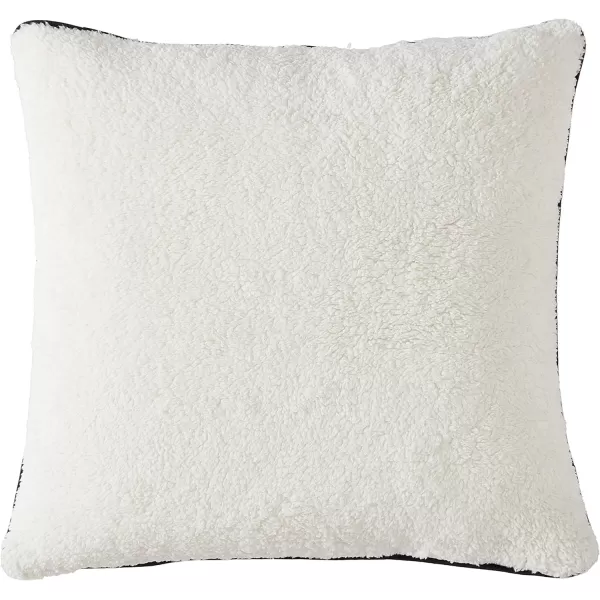 Eddie Bauer Home Throw Pillow with Zipper Closure Perfect Home Decor for Bed or Sofa 16 x 20 Elk CharcoalBlackPolar Bear GreyWhite 1 Count Pack of 1