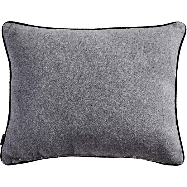 Eddie Bauer Home Throw Pillow with Zipper Closure Perfect Home Decor for Bed or Sofa 16quot x 20quot Bear Twill BlackElk CharcoalBlack