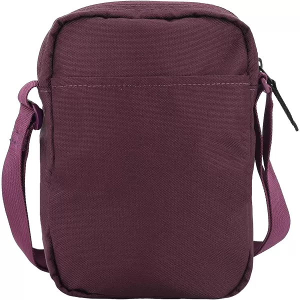 Eddie Bauer Jasper Crossbody Bag with Zippered Main Compartment and Adjustable Shoulder StrapDark Plum