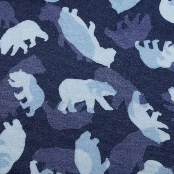 Eddie Bauer Kids  Throw Blanket Super Soft amp Cozy Kids Fleece Bedding Playful Home Decor Fish Lake Grey 50 x 60FullQueen Camp Camo Navy