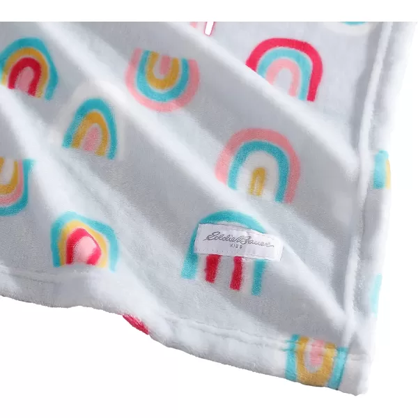 Eddie Bauer Kids  Throw Blanket Super Soft amp Cozy Kids Fleece Bedding Playful Home Decor Fish Lake Grey 50 x 60Throw Sunnyvale Rainbow Light BlueMulti