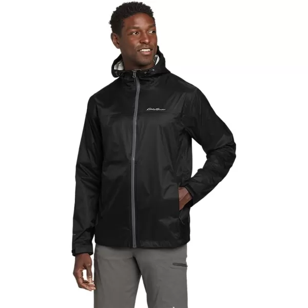 Eddie Bauer Mens Cloud Cap Rain JacketBlack