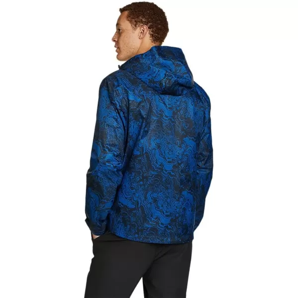 Eddie Bauer Mens Cloud Cap Rain JacketPacific Blue