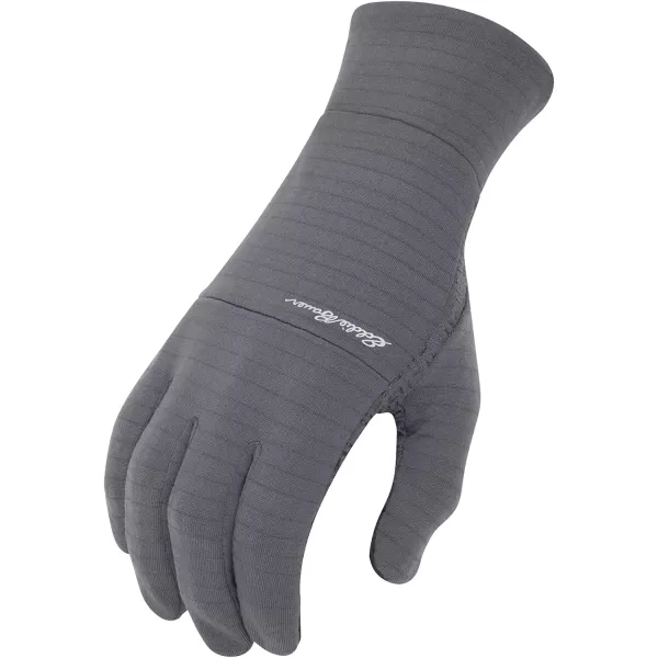 Eddie Bauer Mens Cold Weather Performance Glove Liners Multiple Sizes Multiple ColorsGrid Fleece Ash Grey