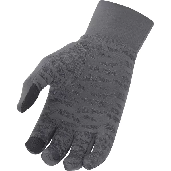 Eddie Bauer Mens Cold Weather Performance Glove Liners Multiple Sizes Multiple ColorsMidweight Ash Grey