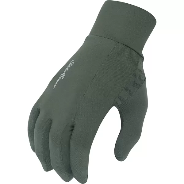 Eddie Bauer Mens Cold Weather Performance Glove Liners Multiple Sizes Multiple ColorsMidweight Dark Loden