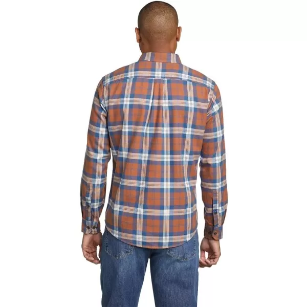 Eddie Bauer Mens Eddies Favorite Classic Fit Flannel Shirt  PlaidCocoa