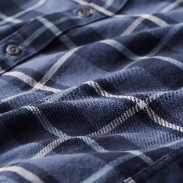 Eddie Bauer Mens Eddies Favorite Classic Fit Flannel Shirt  PlaidDark Loden