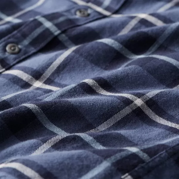 Eddie Bauer Mens Eddies Favorite Classic Fit Flannel Shirt  PlaidDark Loden