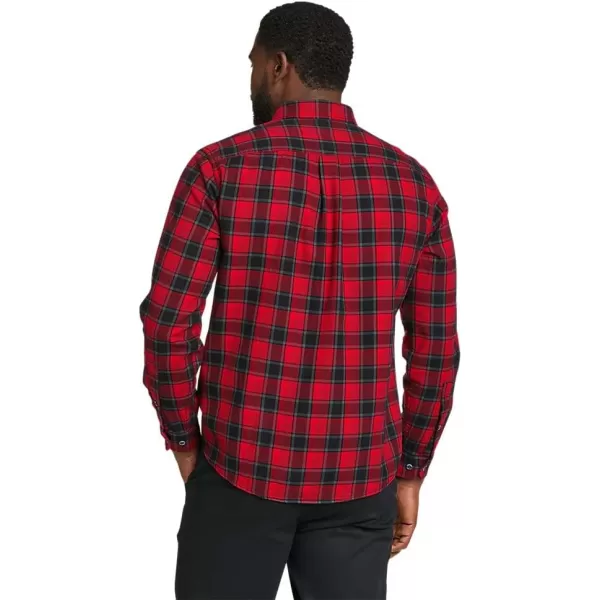 Eddie Bauer Mens Eddies Favorite Flannel Shirt  SlimRegular Royal Red