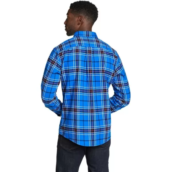 Eddie Bauer Mens Eddies Favorite Flannel Shirt  SlimRegular Sapphire