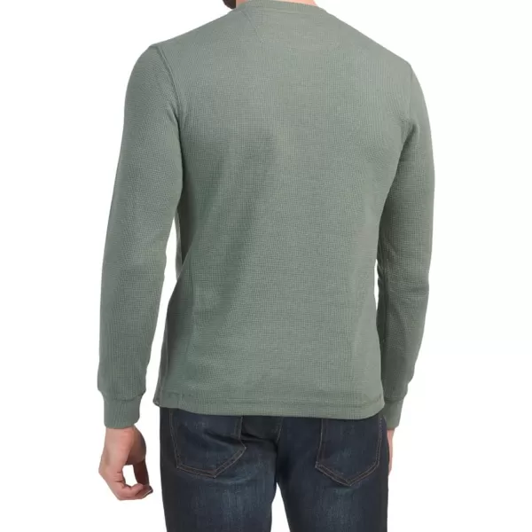 Eddie Bauer Mens Eddies Favorite Ultrasoft Thermal CrewStandard Light Green