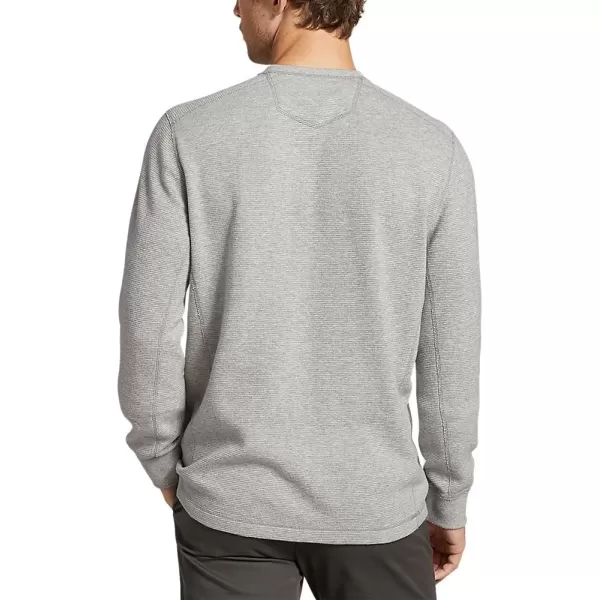 Eddie Bauer Mens Eddies Favorite Ultrasoft Thermal HenleyRegular Light Heather Gray Gray