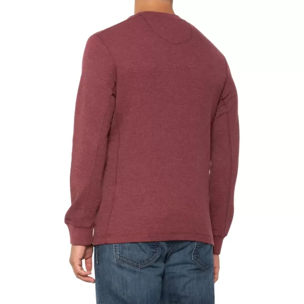 Eddie Bauer Mens Eddies Favorite Ultrasoft Thermal HenleyStandard Berry