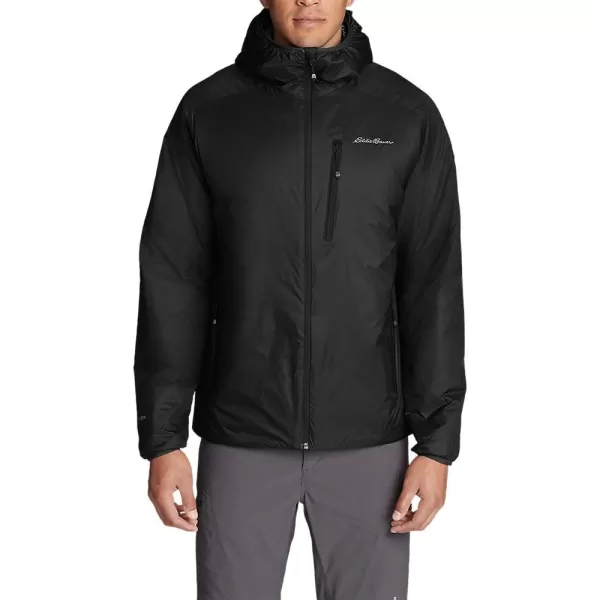 Eddie Bauer Mens EverTherm 20 Down Hooded JacketRegular Black