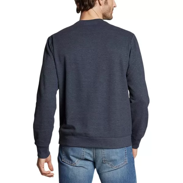 Eddie Bauer Mens Everyday Crew SweatshirtRegular Midnight Htr