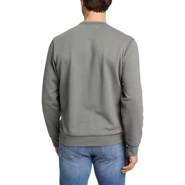 Eddie Bauer Mens Everyday Crew SweatshirtTall Heather Gray