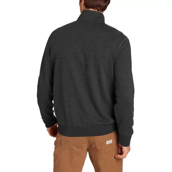 Eddie Bauer Mens Everyday Fleece 14ZipRegular Heather Gray