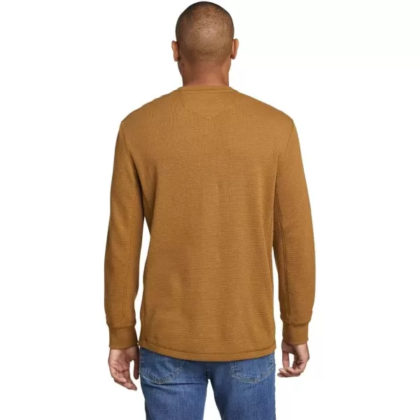 Eddie Bauer Mens Faux ShearlingLined Thermal ShirtAntique Bronze