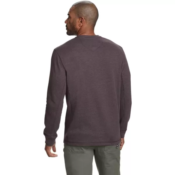 Eddie Bauer Mens Faux ShearlingLined Thermal ShirtAubergine