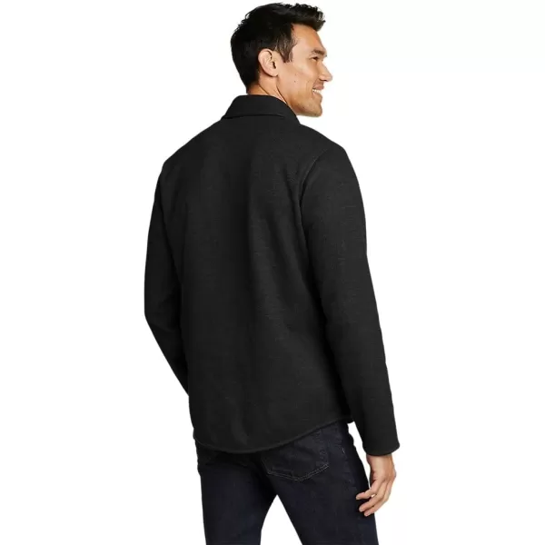 Eddie Bauer Mens Faux ShearlingLined Thermal ShirtBlack