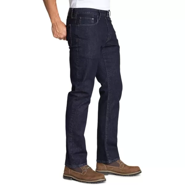 Eddie Bauer Mens Field Flex Straight JeansDeep Rinse