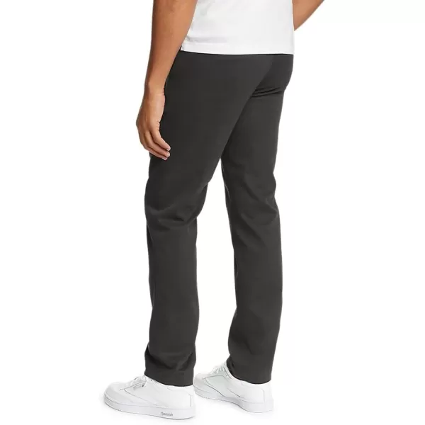 Eddie Bauer Mens Flex WrinkleResistant Sport Chinos  ClassicRegular Carbon