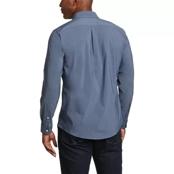 Eddie Bauer Mens Getaway Flex LongSleeve ShirtNavy