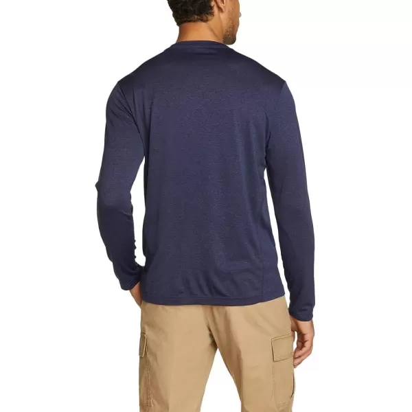 Eddie Bauer Mens HYOH LongSleeve CrewAtlantic