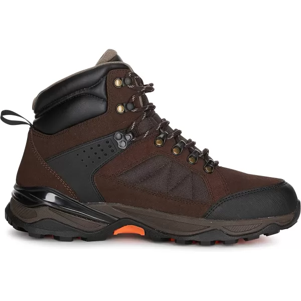 Eddie Bauer Mens Mount Hood Waterproof Hiking BootsChocolate Brown