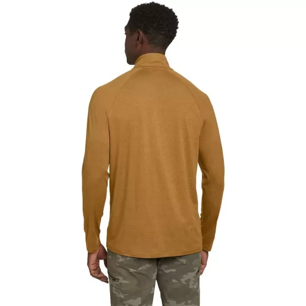 Eddie Bauer Mens Mountain Trek LongSleeve 12ZipBronze