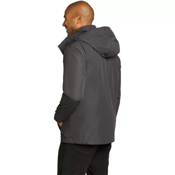 Eddie Bauer Mens Packable Rainfoil JacketDark Smoke Recycled