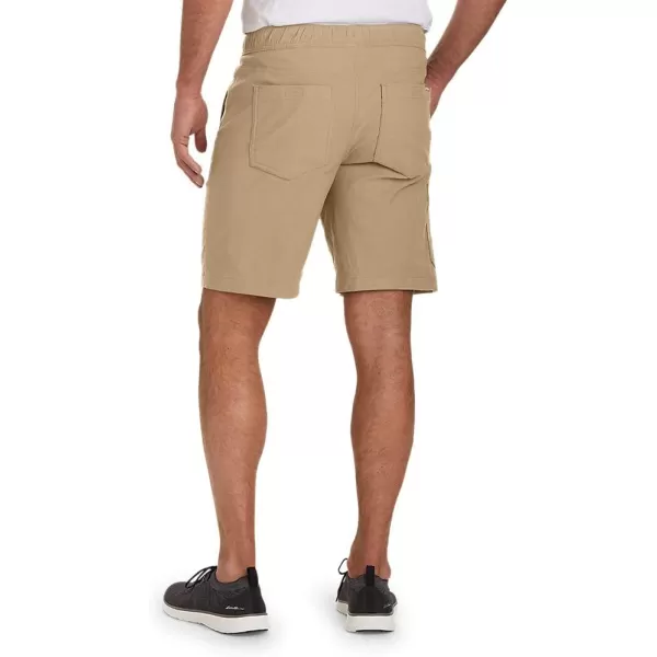 Eddie Bauer Mens Rainier PullOn ShortsLight Khaki