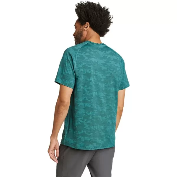 Eddie Bauer Mens Resolution Jacquard TShirtTurquoise