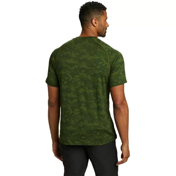 Eddie Bauer Mens Resolution Jacquard TShirtWintergreen