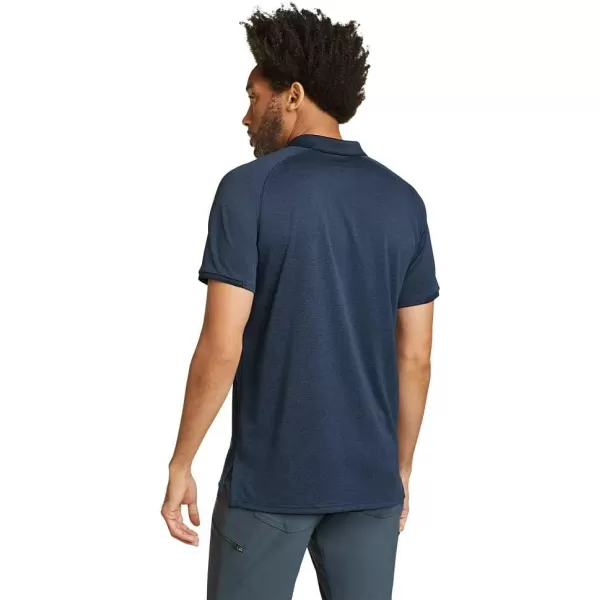 Eddie Bauer Mens Resolution Pro ShortSleeve Polo 20Med Indigo