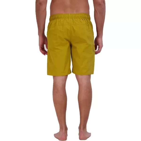 Eddie Bauer Mens SPF 50 EBoard Swim TrunksAntique Gold