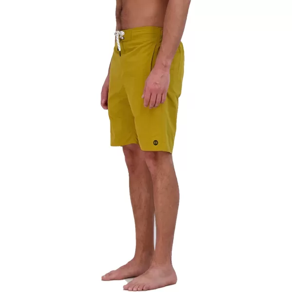 Eddie Bauer Mens SPF 50 EBoard Swim TrunksAntique Gold