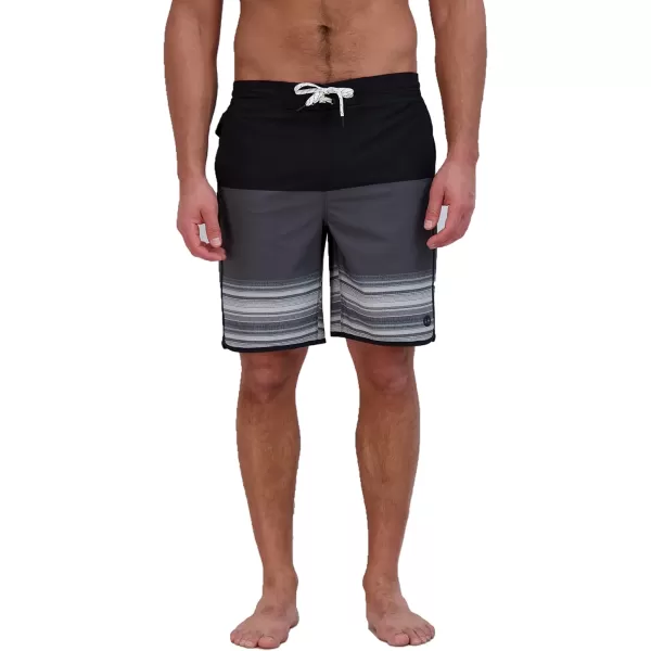 Eddie Bauer Mens SPF 50 EBoard Swim TrunksBlack
