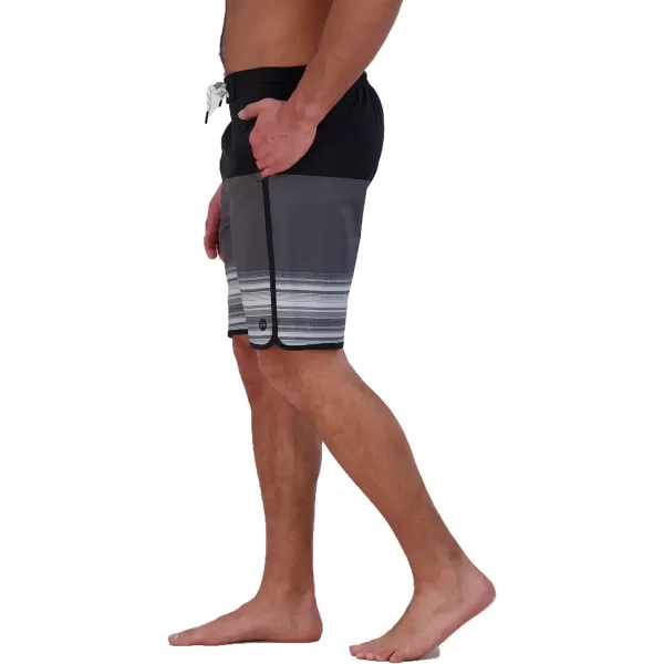 Eddie Bauer Mens SPF 50 EBoard Swim TrunksBlack