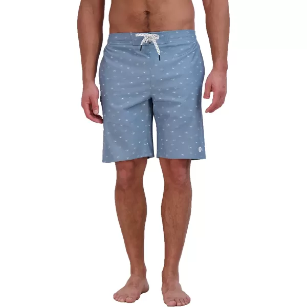 Eddie Bauer Mens SPF 50 EBoard Swim TrunksBleached Wash
