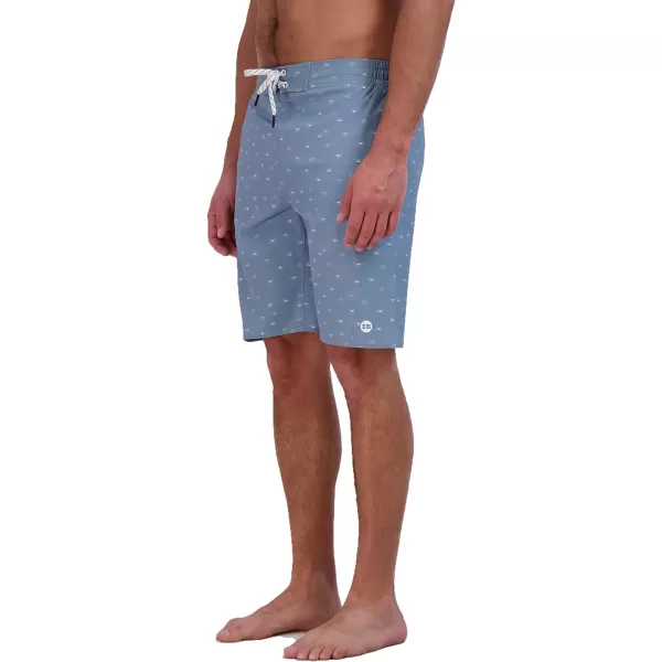 Eddie Bauer Mens SPF 50 EBoard Swim TrunksBleached Wash