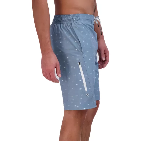 Eddie Bauer Mens SPF 50 EBoard Swim TrunksBleached Wash
