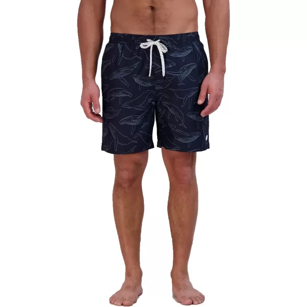 Eddie Bauer Mens SPF 50 Volley Swim Trunk  Fun Designs Comfortable and Stylish 7 InseamAtlantic