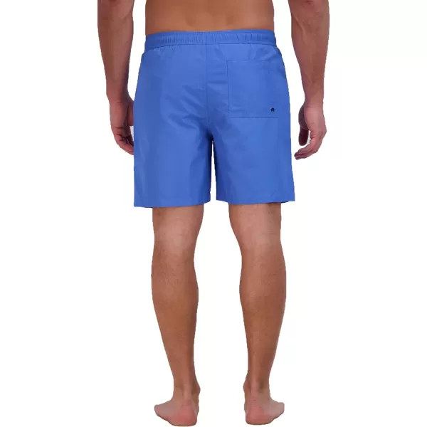 Eddie Bauer Mens SPF 50 Volley Swim Trunk  Fun Designs Comfortable and Stylish 7 InseamBrilliant Blue