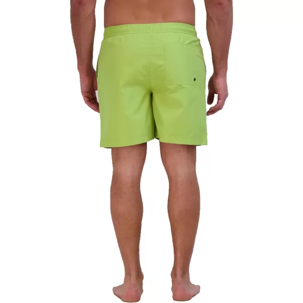 Eddie Bauer Mens SPF 50 Volley Swim Trunk  Fun Designs Comfortable and Stylish 7 InseamCitron