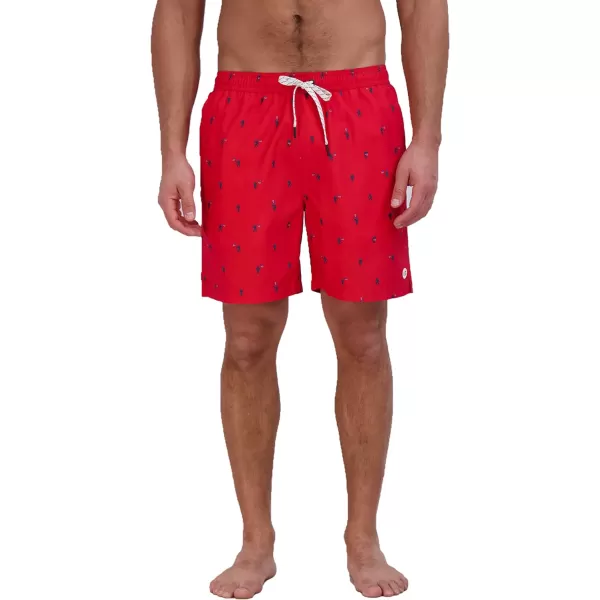 Eddie Bauer Mens SPF 50 Volley Swim Trunk  Fun Designs Comfortable and Stylish 7 InseamSalsa